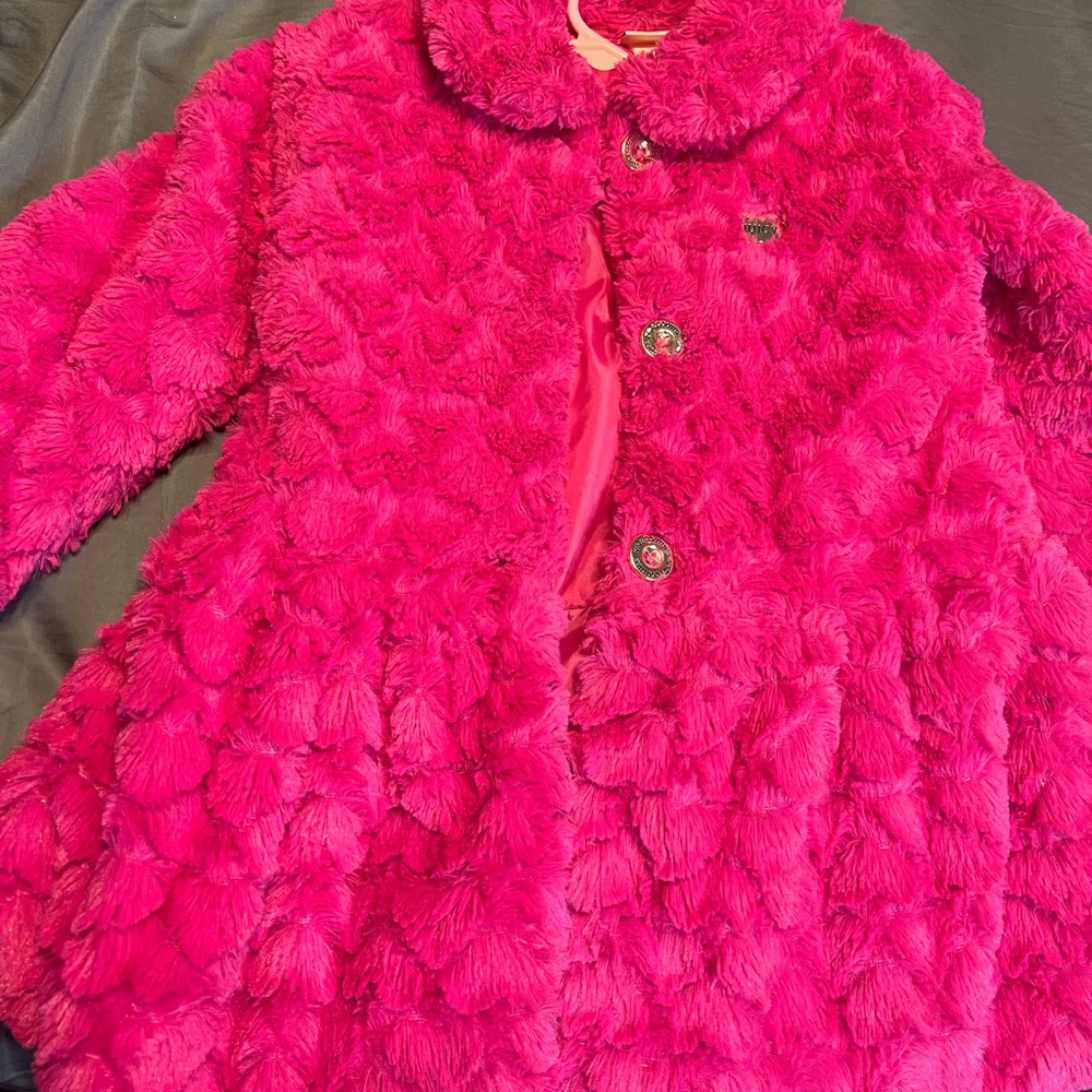 Toddle Faux Fur Juicy Couture Coat